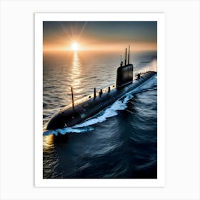 Submarine - -Reimagined 1 Art Print