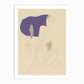 Reclining Nude, Mikuláš Galanda 1 Art Print