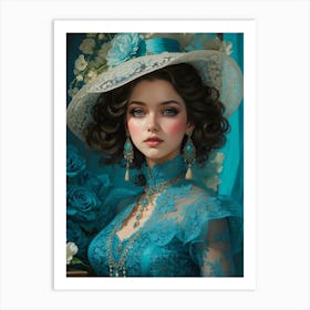 Victorian Woman Art Print