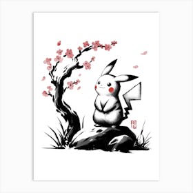 Pokemon Pikachu Art Print