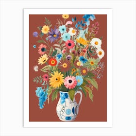 Flowers In A Vase 23 Art Print