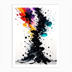 Splatter Painting 11 Art Print