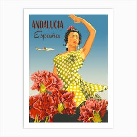 Woman From Andalusia, Spain Art Print
