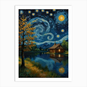 Starry Night 51 Art Print