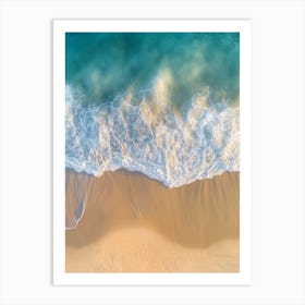 Aerial View Of A Beach 5 Art Print