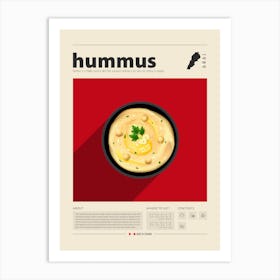 Hummus Art Print