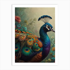 Peacock 15 Art Print