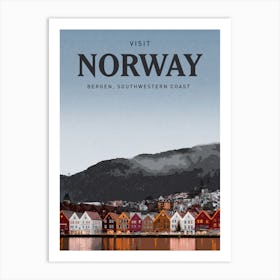 Travel Norway Art Print