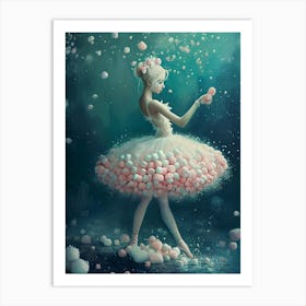 Marshmallow Ballerina 5 Art Print