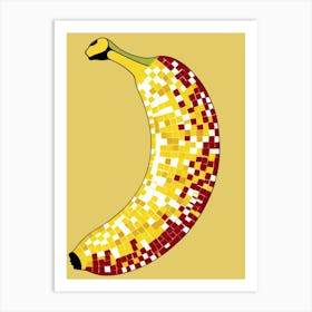 Mosaic Banana 2 Art Print