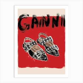 Ganni Ballerinas Art Print