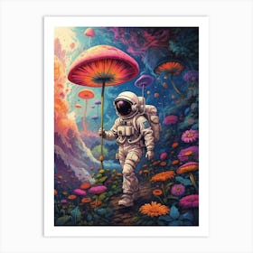 Psychedelic Mushrooms Print Art Print