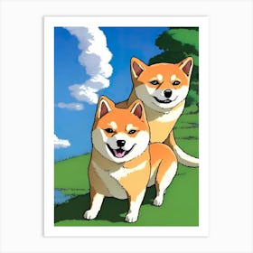 Shiba Inu Art Print