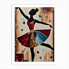 Ballerina Mural 3 Art Print