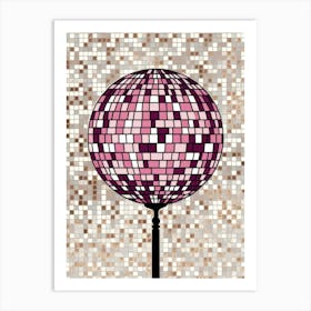 Mosaic Ball Vector Art Print