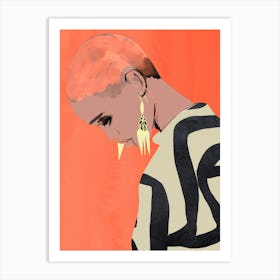 Girl Portrait 25 Art Print