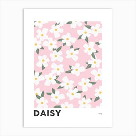 Daisy April Birth Flower Art Print