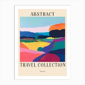 Abstract Travel Collection Poster Rwanda Art Print