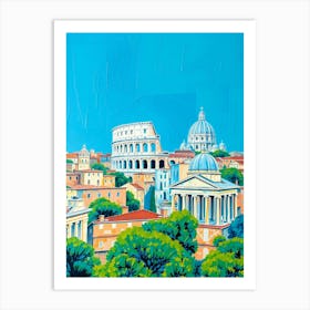 View Of Rome Art Print