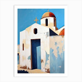 Katerini Calm: A Minimalist Study, Greece Art Print