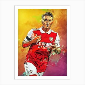 Martin Odegaard Art Print