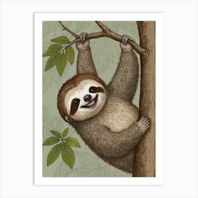 Sloth 32 Art Print