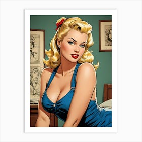 Pin Up Girl 1 Art Print