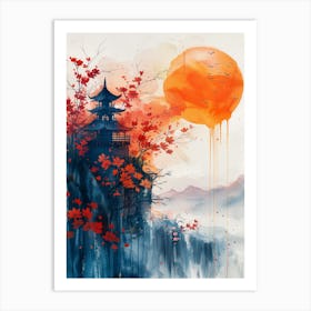 Asian Painting Art Print