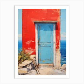 Blue Door 18 Art Print