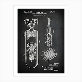 Nuclear Reactor Core, Rocket Patent, Nuclear Decor, Rocket Blueprint, Rocket Fuel Art, Nuclear Print, Nuclear Poster, Rocket Shi Cs1481 Art Print