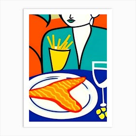 Solo Dinner Art Print