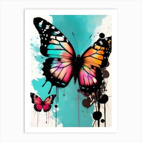 Butterfly Painting 200 Art Print