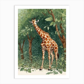 Giraffe 19 Art Print