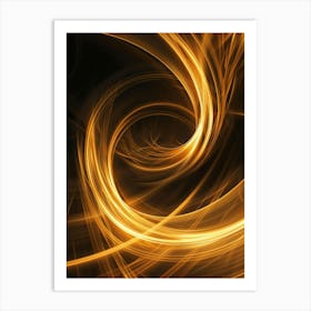 Abstract Golden Spiral Art Print