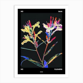 No Rain No Flowers Poster Statice 3 Art Print