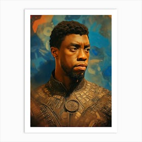 Chadwick Boseman (2) Art Print