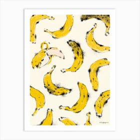 Bananas Bananas Bananas Art Print