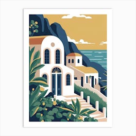 Mediterranean Villa Art Print