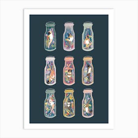 A bottle of Cleopatra Art Print