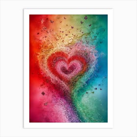 Heart Of Love Art Print