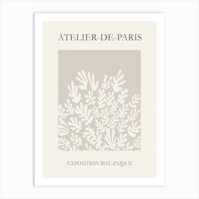 Neutral Matisse Print 3 Art Print