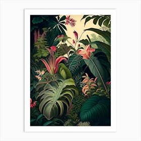 Hidden Paradise 5 Botanicals Art Print