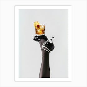 Fashionable Drink Art Print