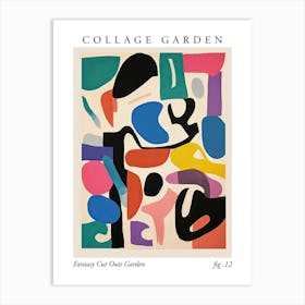 Collage Garden 12 Art Print