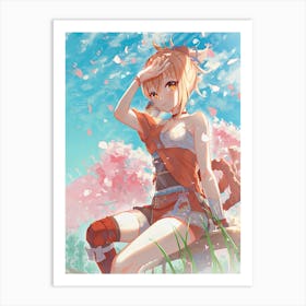 Yoimiya Genshin Impact Art Print