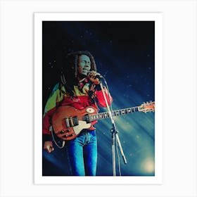 Superstars Bob Marley Art Print