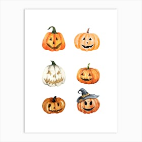 Pumpkins 109 Art Print