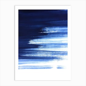 Blues And Whites Art Print