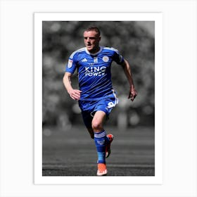 Jamie Vardy Leicester City Art Print