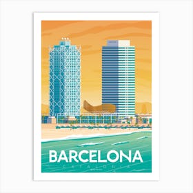 Barcelona Spain Art Print